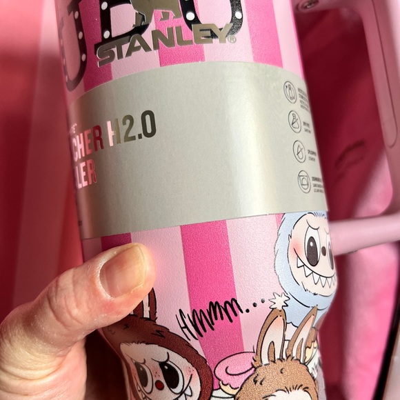 ๐๐40 oz Stanley Pink Labubu Design Tumbler ๐๐ - Picture 5 of 5